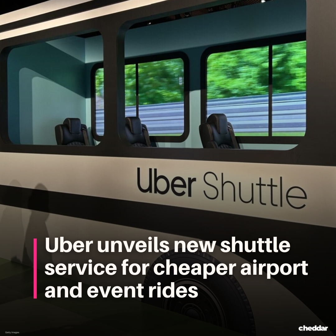 The meme is a play on the idea of an "Uber" service that's cheaper than an actual Uber. The image shows a bus with the words "Uber Shuttle" on it, implying that the company is now offering a bus service that's cheaper than its usual rides. The text at the bottom of the image says "Uber unveils new shuttle service for cheaper airport and event rides."